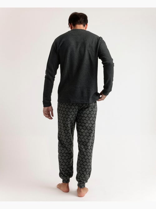 Pyjama croisé à manches longues pour homme ADMAS MAGNIFIC - Kiabi Pyjama croisé à manches longues pour homme ADMAS MAGNIFIC - Kiabi