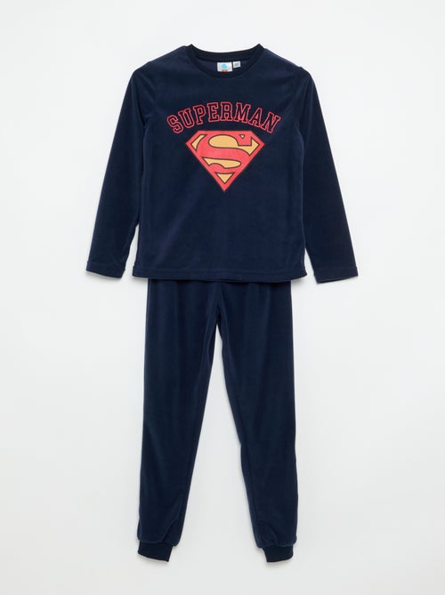 Pyjama 'DC Comics' 2 pièces - T-shirt à manches longues + pantalon - Kiabi Pyjama 'DC Comics' 2 pièces - T-shirt à manches longues + pantalon - Kiabi