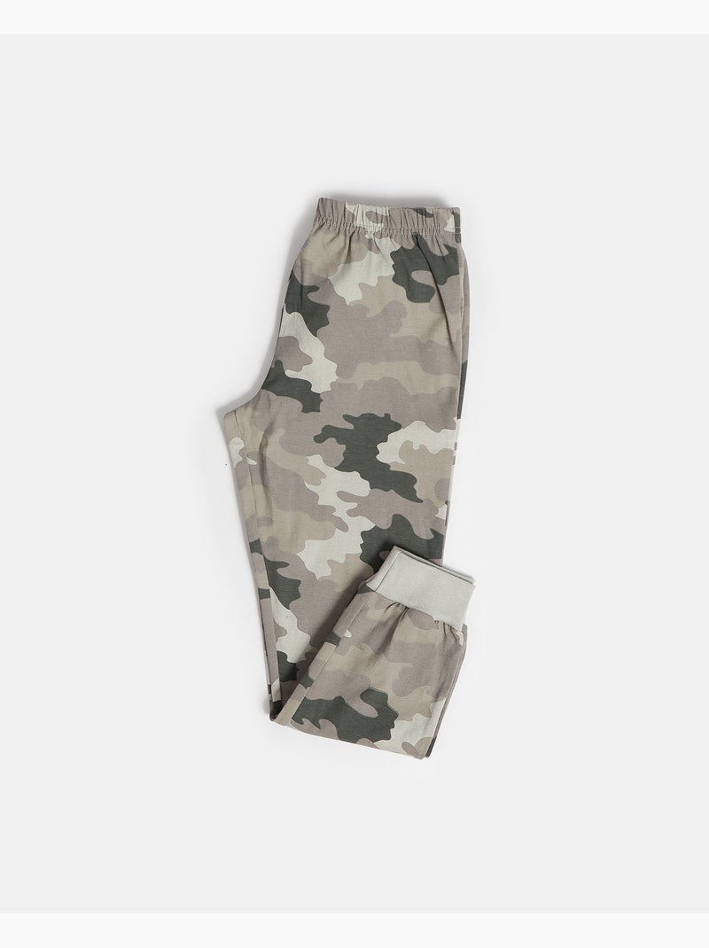 Pyjama de guerre à manches longues DIVER pour garçon Kaki - Kiabi
