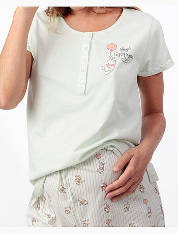 Pyjama de maternité à manches courtes Winnie Disney pour femme