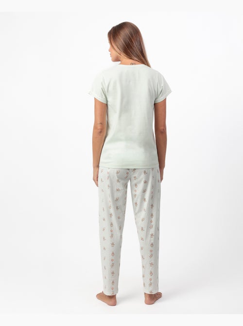 Pyjama de maternité à manches courtes Winnie Disney pour femme - Kiabi Pyjama de maternité à manches courtes Winnie Disney pour femme - Kiabi