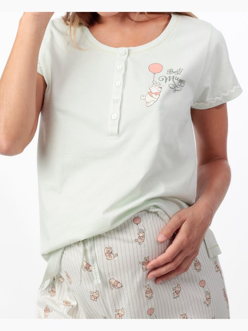 Pyjama de maternité à manches courtes Winnie Disney pour femme - Kiabi Pyjama de maternité à manches courtes Winnie Disney pour femme - Kiabi