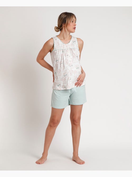 Pyjama de maternité à manches courtes Wonder Mum pour femme Disney - Kiabi