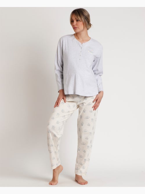 Pyjama de maternité à manches longues Dumbo Unique Mum pour femme de Disney - Kiabi