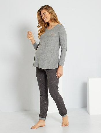 Pyjama de maternité et d'allaitement 'éco-conçu'