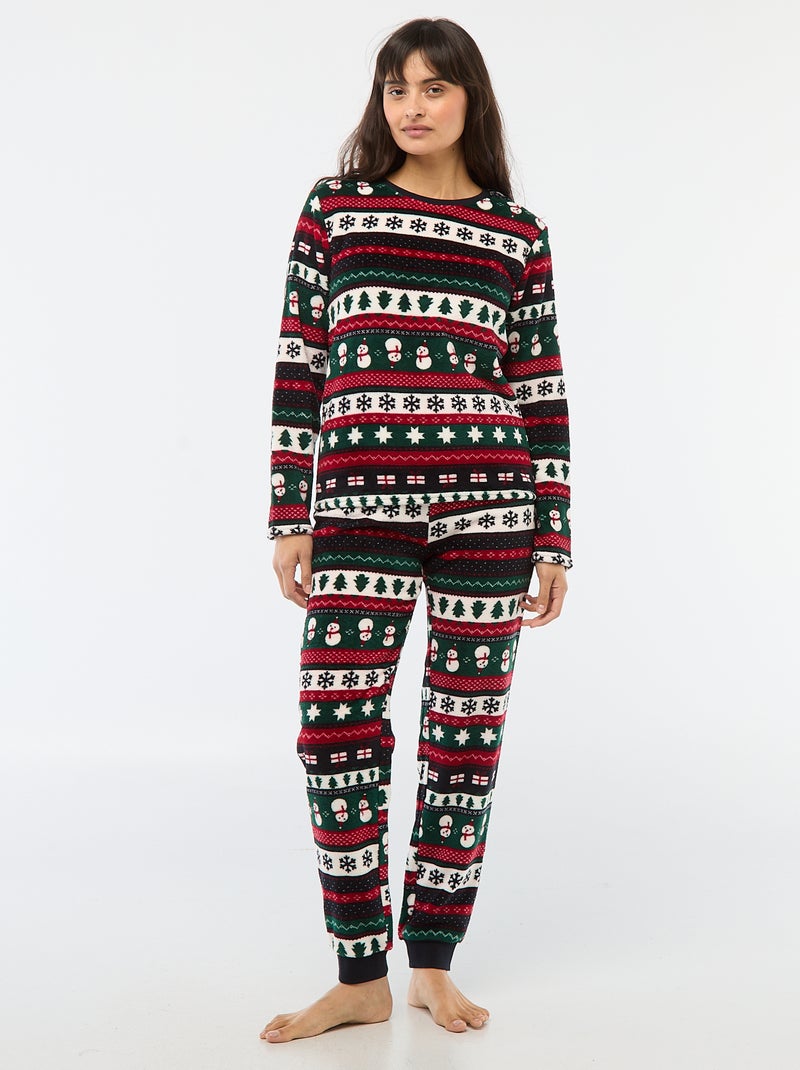 Pyjama de Noël pièces Noël Femme Kiabi