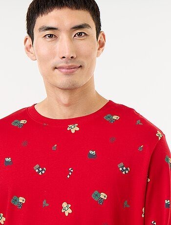 Pyjama de Noël 2 pièces t-shirt + pantalon - 2 pièces
