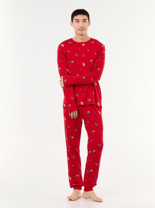 Pyjama de Noël 2 pièces t-shirt + pantalon - 2 pièces - Kiabi