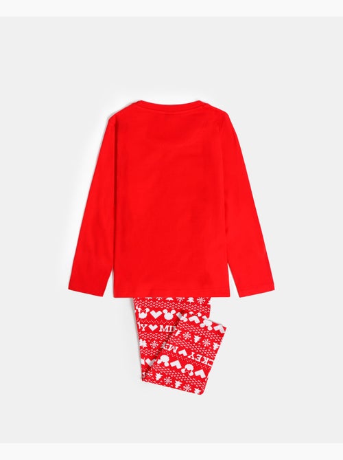 Pyjama de Noël à manches longues Disney Mickey pour fille - Kiabi