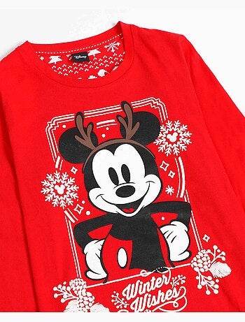 Pyjama de Noël à manches longues Disney Mickey pour garçon