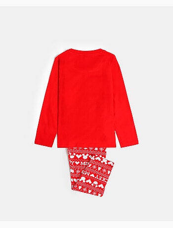 Pyjama de Noël à manches longues Disney Mickey pour garçon