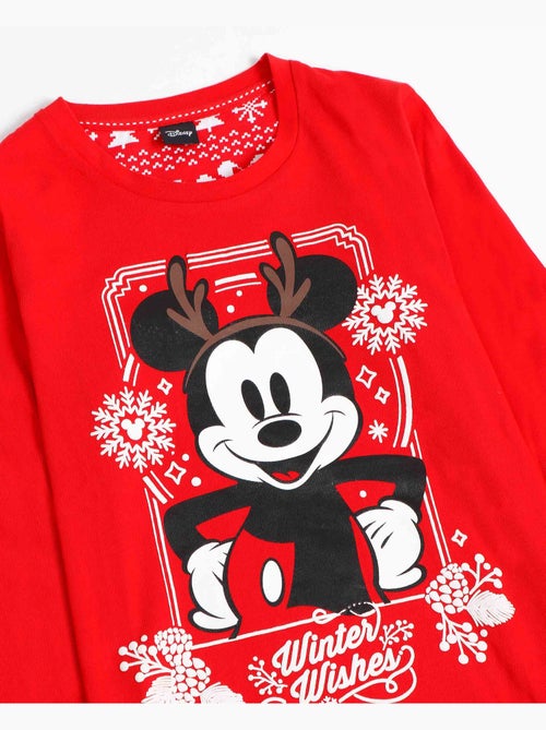 Pyjama de Noël à manches longues Disney Mickey pour garçon - Kiabi