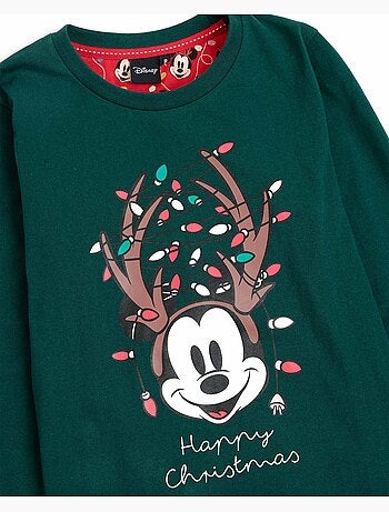 Pyjama de Noël à manches longues Disney Mickey pour garçon