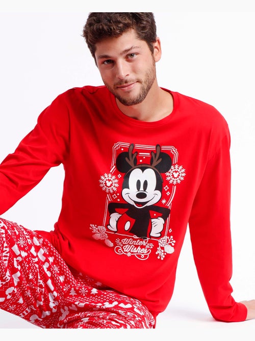 Pyjama de Noël à manches longues Mickey Disney pour homme - Kiabi Pyjama de Noël à manches longues Mickey Disney pour homme - Kiabi
