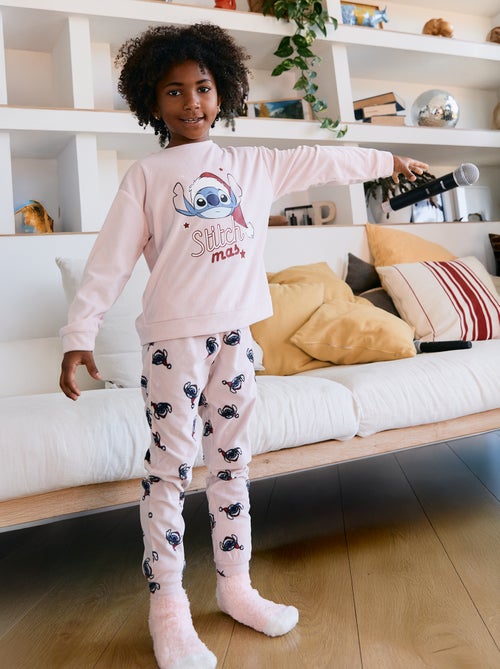 Pyjama de Noël 'Disney' 2 pièces - Sweat + pantalon - Kiabi
