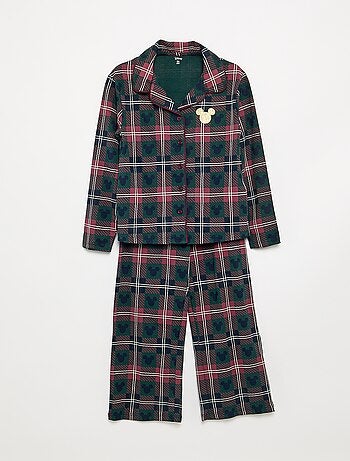 Pyjama de Noël 'Disney' 'Mickey' 2 pièces - Veste + pantalon