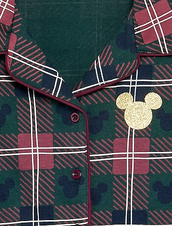 Pyjama de Noël 'Disney' 'Mickey' 2 pièces - Veste + pantalon