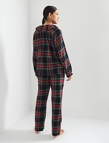 Pyjama de Noël en flanelle, MO Fashion