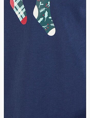 Pyjama de Noël en maille jersey pur coton peigné - Damart