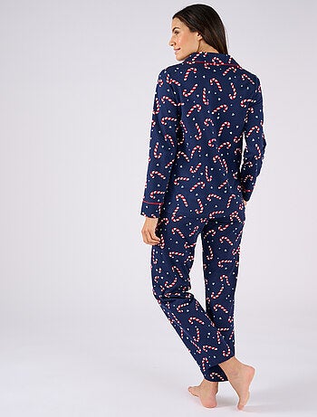 Pyjama de Noël en maille jersey pur coton peigné - Damart