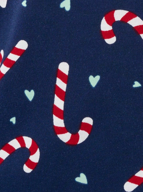 Pyjama de Noël en maille jersey pur coton peigné - Damart - Kiabi