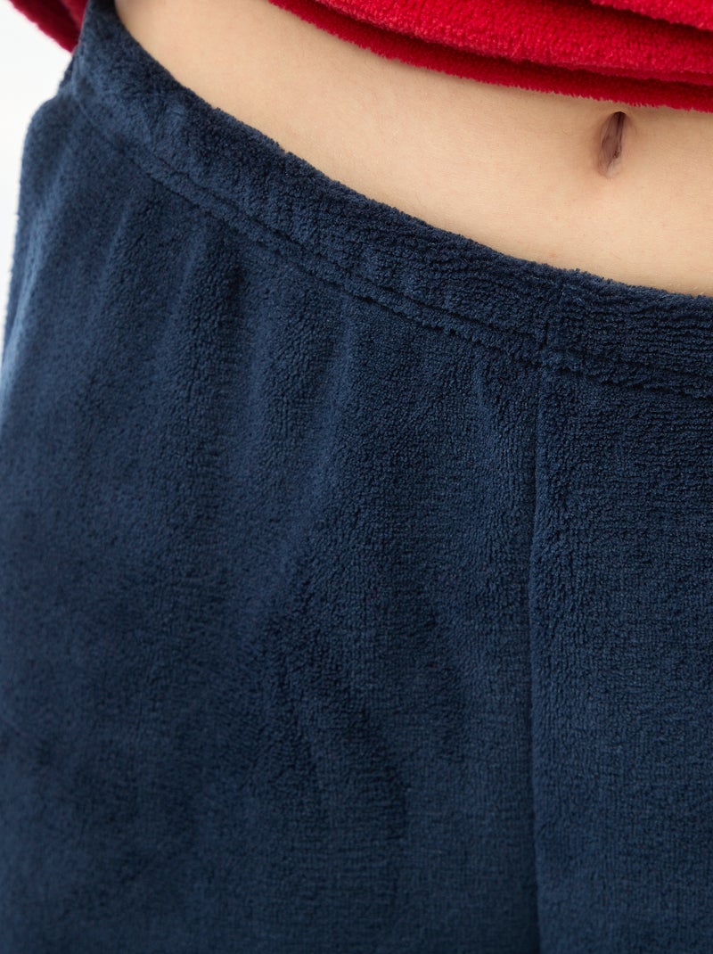 Pyjama de Noël en polaire - 2 pièces Rouge - Kiabi