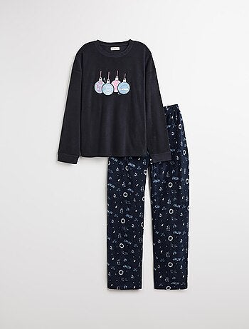 Pyjama de Noël en polaire, MO Fashion