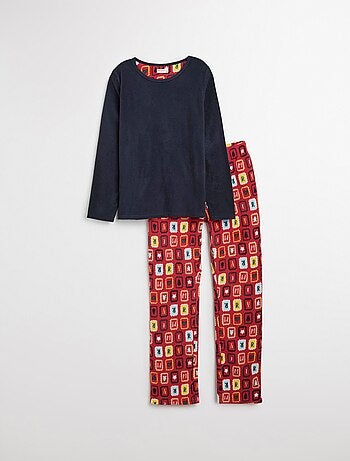 Pyjama de Noël en polaire, MO Fashion
