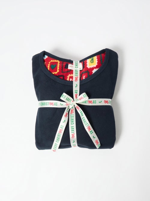 Pyjama de Noël en polaire, MO Fashion - Kiabi
