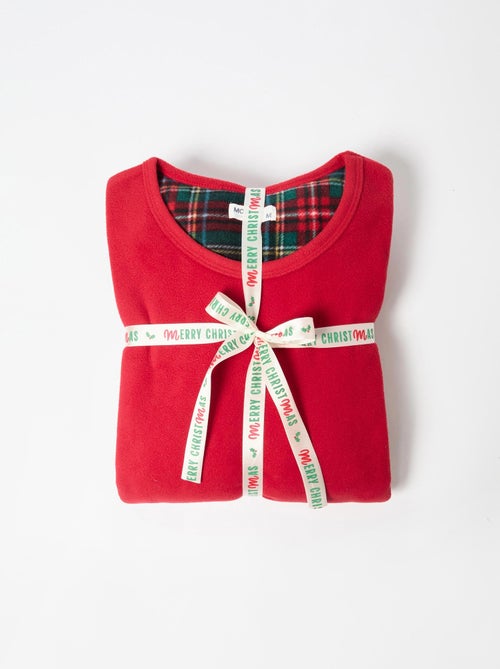 Pyjama de Noël en polaire, MO Fashion - Kiabi