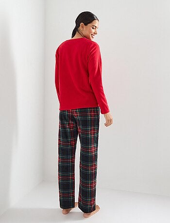 Pyjama de Noël en polaire, MO Fashion