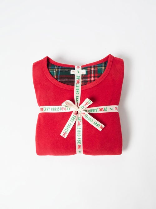 Pyjama de Noël en polaire, MO Fashion - Kiabi
