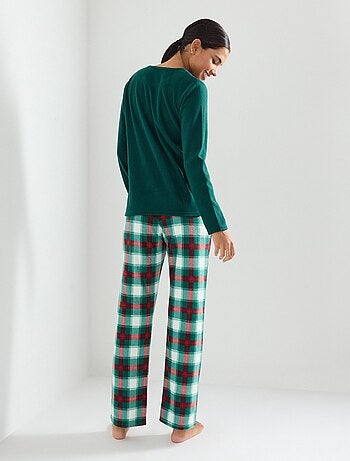 Pyjama de Noël en polaire, MO Fashion