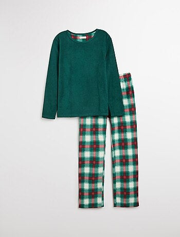Pyjama de Noël en polaire, MO Fashion