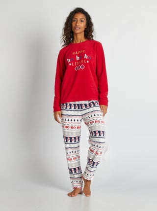 Pyjama de Noël en polaire