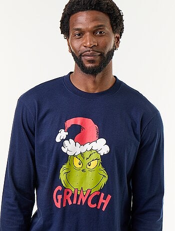 Pyjama de Noël 'Grinch' t-shirt + pantalon - 2 pièces