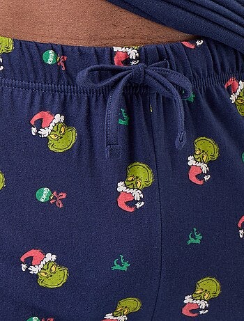 Pyjama de Noël 'Grinch' t-shirt + pantalon - 2 pièces