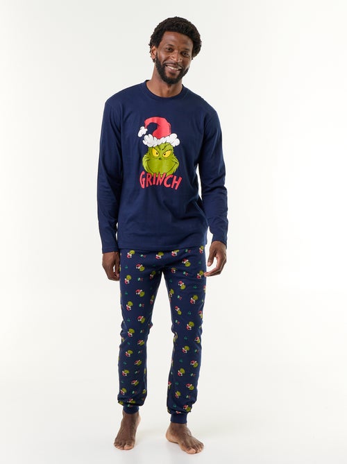 Pyjama de Noël 'Grinch' t-shirt + pantalon - 2 pièces - Kiabi