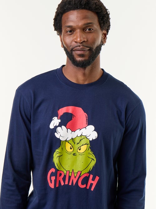 Pyjama de Noël 'Grinch' t-shirt + pantalon - 2 pièces - Kiabi