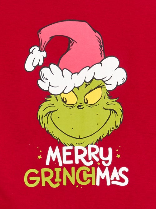 Pyjama de Noël 'Grinch' t-shirt + pantalon - 2 pièces - Kiabi