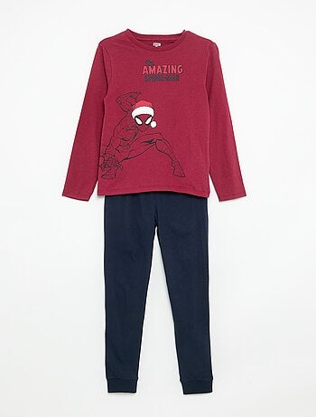 Pyjama de Noël 'Marvel' 'Spiderman' 2 pièces
