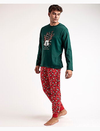 Pyjama de Noël Mickey à manches longues pour homme DISNEY