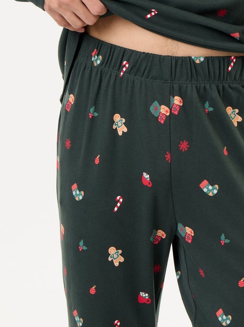Pyjama de Noël t-shirt + pantalon - 2 pièces - Kiabi