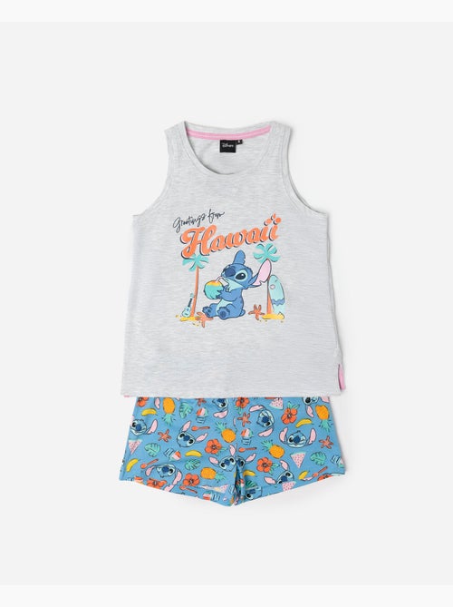 Pyjama de plage à manches courtes Stitch pour fille DISNEY - Kiabi