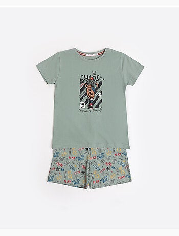 Pyjama de skate à manches courtes pour garçon ADMAS