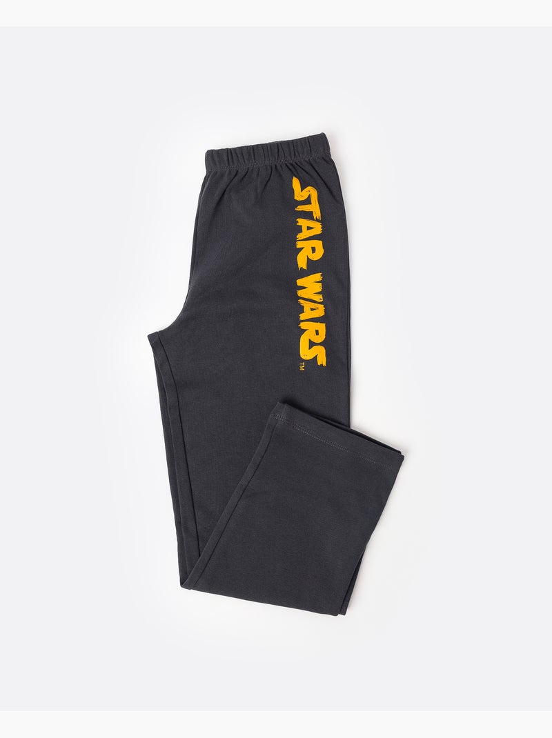Pyjama de sport à manches longues pour garçon STAR WARS Gris foncé - Kiabi