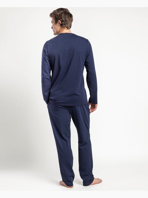 Pyjama de voyage à manches longues pour homme ANTONIO MIRO - Kiabi