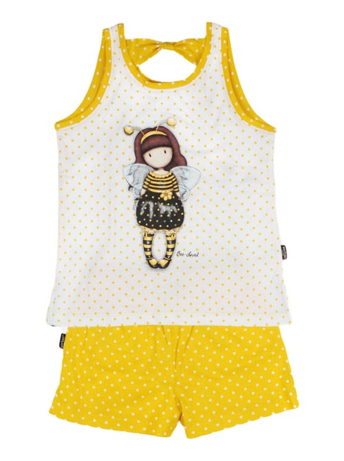 Pyjama débardeur et short Bee-Loved - Kiabi