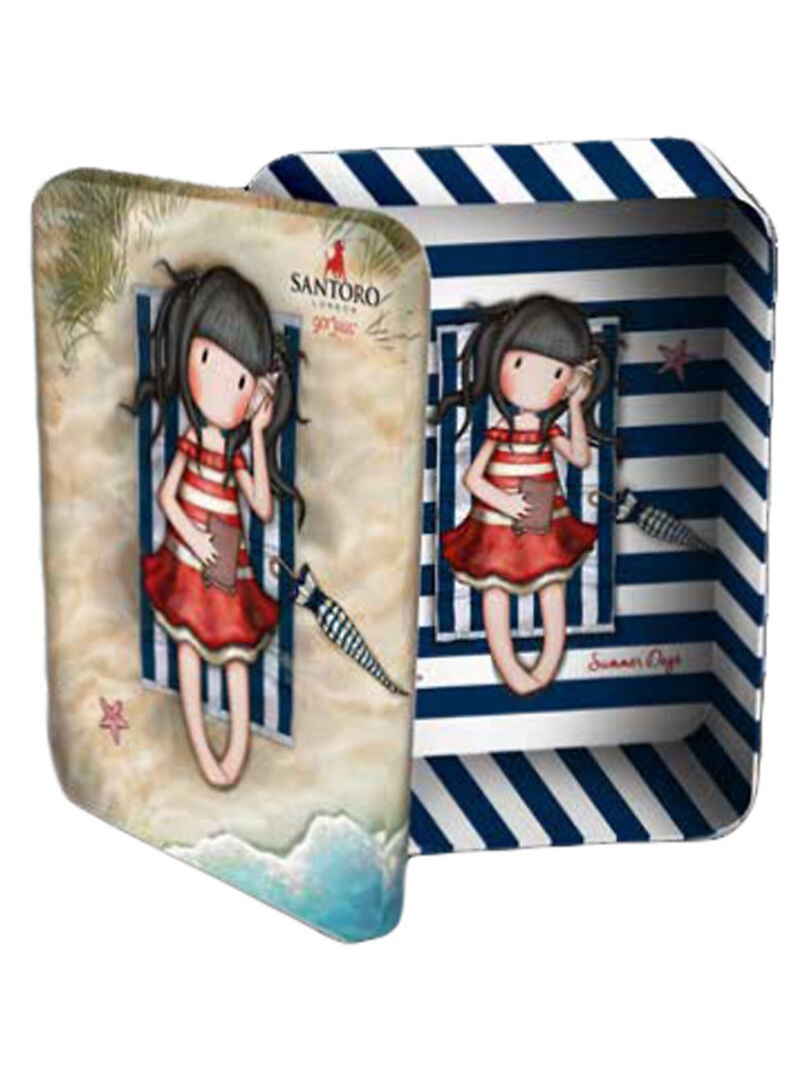 Pyjama débardeur short Summer Days Santoro Bleu marine Kiabi nu€