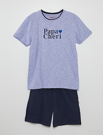 Pyjama d'ensemble 'Papa chéri' - 2 pièces